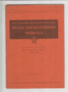 Rozvoj socialistického průmyslu. Osnova pro 6. thema Roku stranického školení 1949-1950.