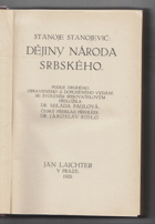 Dějiny národa srbského SRBSKO