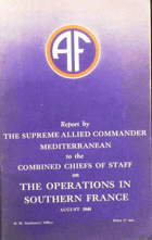 Report by the Supreme Commander Mediterranean to the Combined Chiefs of Staff on the Operations in ...