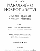 Národní hospodářství pro obchodní akademie a ústavy příbuzné