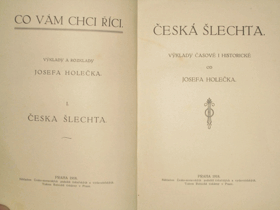 Česká šlechta - výklady časové i historické