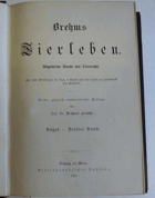 Brehms Tierleben Bde.1, 2, 3, 5, 6.
