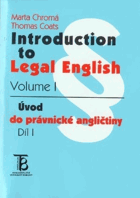 New introduction to legal English - Nový úvod do právnické angličtiny I-II.