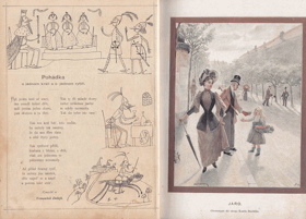 Vilímkův humoristický kalendář na rok 1898, 1903, 1904, 1908