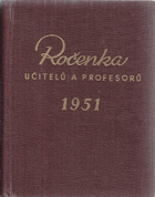 Ročenka učiteů a profesorů 1951