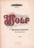 Spanisches Liederbuch nach Heyse und Geibel für eine Singstimme und Klavier