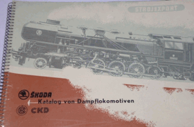 Katalog parních lokomotiv - ŠKODA, ČKD - KATALOG VON DAMPFLOKOMOTIVEN - V NĚMČINĚ