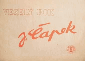 VESELÝ ROK. - 1949. Barevné kresby JOSEF ČAPEK. 12 volných kartonů