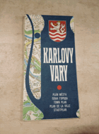 Karlovy Vary, plán města. Plan goroda = Town plan = Plan de la ville = Stadtplan