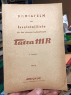 Bildtafeln zur Ersatzteilliste für Tatra 111 R - Lastkraftwagenkran