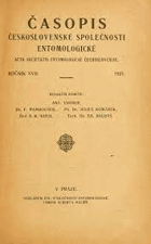 Časopis Československé společnosti entomologické - roč. 42+43