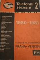 Telefonní seznam 2 - telefonní tranzitní obvod Praha (venkov)