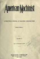 American Machinist, no. 1-5 (July)
