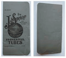 ORIGINAL TRADE CATALOGUE JOHN SPENCER LIMITED GLOBE TUBE AND ENGINEERING WORKS WEDNESBURY, ...