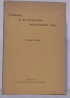 Einführung in die Interpretation neufranzösischer Texte