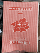 OKRES NYMBURK  Mapy okresů ČSSR