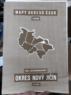OKRES NOVÝ JIČÍN Mapy okresů ČSSR