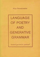 Language of Poetry and Generative Grammar