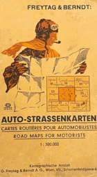 BREGENZ CHUR 1:300.000 Auto-Strassenkarte. Cartes routieres pour automobilistes. Road maps for ...