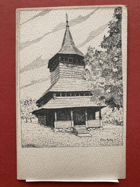Dřevěný kostelík v Sojmu