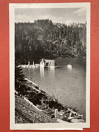 Vranovská přehrada. Zatopený starý Bítov