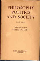 Philosophy, Politics and Society