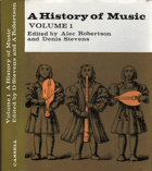 A history of music 1. Ancient forms to polyphony