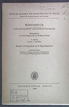 Wörterbuch der deutschen Gegenwartssprache 1-BD Ruth Klappenbach, Institut für Deutsche Sprache ...
