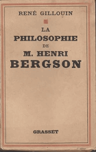 LA PHILOSOPHIE DE M. HENRI BERGSON