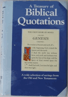 A Treasury of Biblical Quotations Hardcover – 1 November 1990