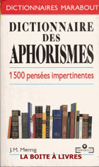 Dictionnaire des aphorismes