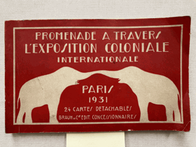 Promenade à travers L'Exposition coloniale internationale Paris 1931 - 24 cartes détachables ...