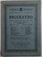 Rigoletto - opera o 4 dějstvích