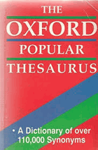 The Oxford Popular Thesaurus (Dictionaries)