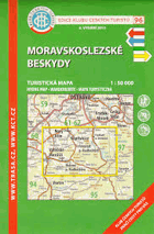 KČT 96 Moravskoslezské Beskydy MAPA