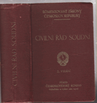 Civilní řád soudní a jurisdikční norma (zákony ze dne 1. srpna 1895, č. 110, 111, 112, 113 ...