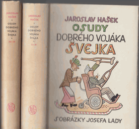 Osudy dobrého vojáka Švejka za světové války I - IV BEZ OBÁLEK!!