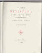 Miniatura a drobná podobizna v době empirové a probuzenecké v Čechách