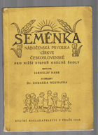 Seménka - Náboženská prvouka církve československé pro nižší stupeň obecné školy