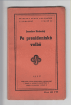 Po presidentské volbě