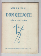 Don Quijote před kostelem