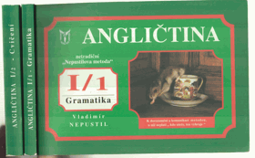 2SVAZKY Angličtina gramatika + cvičení - Netradiční Nepustilova metoda I - II