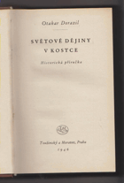 Světové dějiny v kostce - historická příručka