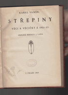 Střepiny. Věci a věcičky z r. 1921-23