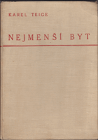 Nejmenší byt - bytová krise - reforma bydlení - byt pro existenční minimum
