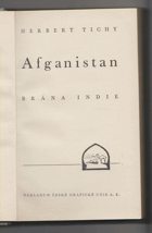 Afganistan - brána Indie = Afganistan - das Tor nach Indien