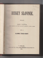 Ruský slovník I. Slovník česko-ruský