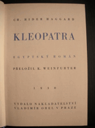 Kleopatra. Egyptský román.