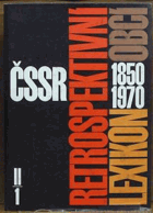 Retrospektivní lexikon obcí ČSSR I/1 (1850 - 1970)