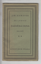 Zazděná okna - básně